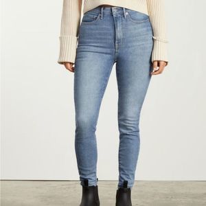 Everlane High Rise Skinny Ankle Jeans Medium Wash Super Cute! Size 27